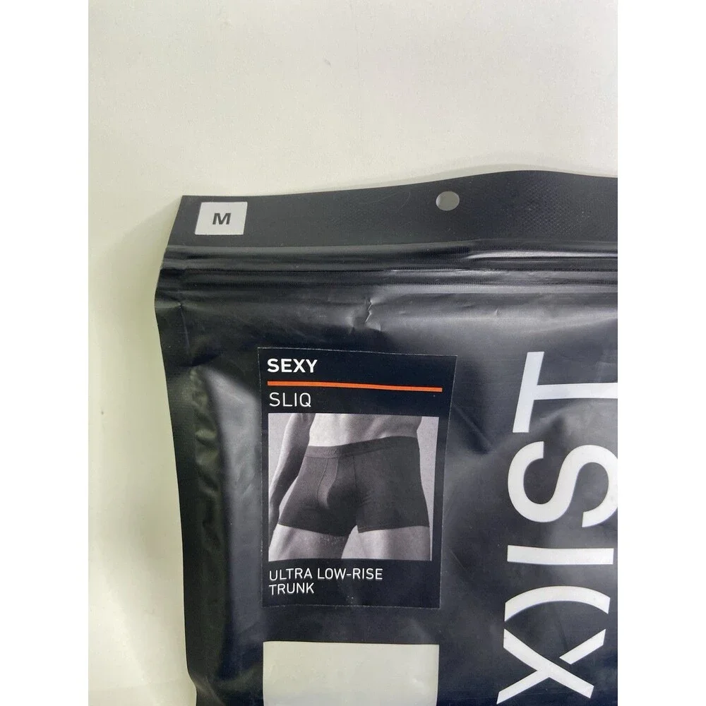 2xist Sexy Sliq Ultra Low Rise Trunk Boxer Brief Ghost Flower Print Mens Size M